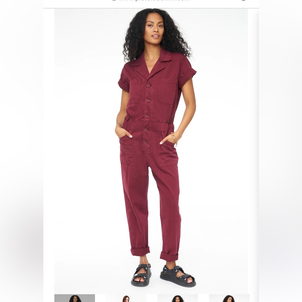 COPY - Pistola Grover Short Sleeve Field Suit Maroon